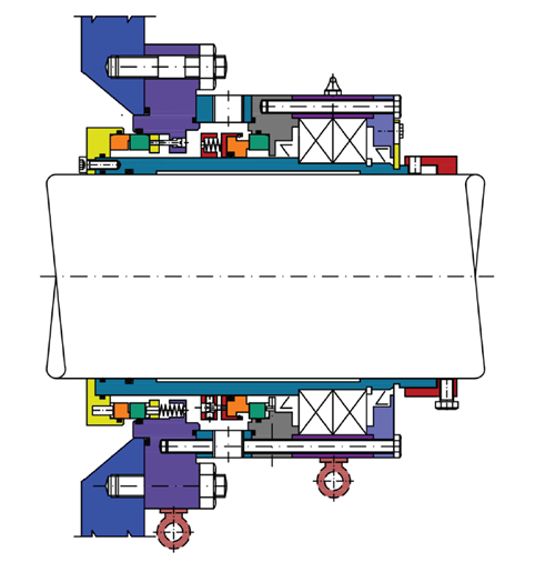 Double Mechanical Seals for Paddle Dryers