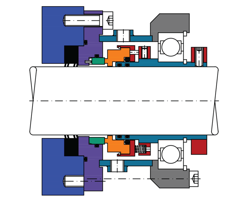 Single Dry Cartridge Seal For RCVD